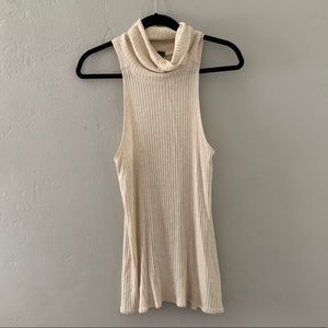 Free People flowy beige tank